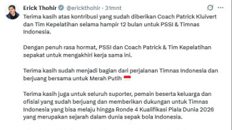 BREAKING NEWS: Gagal Lolos ke Piala Dunia, PSSI Akhiri Kerjasama dengan Patrick Kluivert