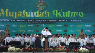 Bupati Malang Dampingi Presiden Prabowo Hadiri Mujahadah Kubro Harlah Satu Abad NU di Stadion Gajayana