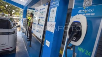 Mudik Lebaran 2026 Pakai Mobil Listrik ke Jatim? Ini Peta Lokasi SPKLU di Rest Area Tol Trans Jawa
