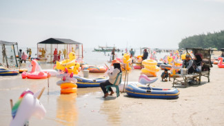 Karangjahe Beach di Rembang Selalu Jadi Primadona Wisata Lebaran, Catat Jumlah Pengunjung Terbanyak