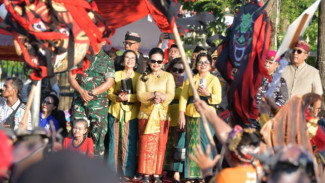 Pawai Ogoh-Ogoh di Kota Semarang, Jawa Tengah Berlangsung Meriah, Ribuan Warga Padati Lokasi