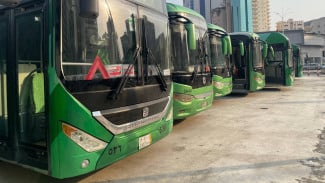 INFO HAJI 2026: Layani 24 Jam, 452 Bus Shalawat Siap Antar Jemaah Calon Haji Indonesia ke Masjidil Haram, Makkah
