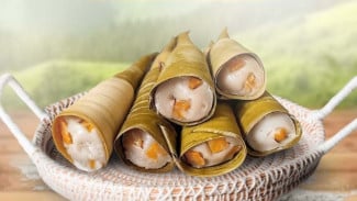 Jumbrek Lamongan, Kue Tradisional Unik Berbungkus Daun Lontar yang Legendaris di Jalur Pantura