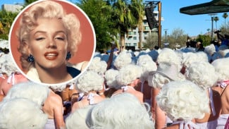 Rekor Dunia Baru! Lebih dari 1.000 Orang Berdandan sebagai Marilyn Monroe Rayakan Ulang Tahun ke-100 Sang Ikon Hollywood