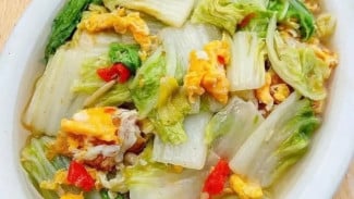RESEP:  Cah Sawi Putih Telur, Menu Rumahan Praktis yang Lezat dan Mudah untuk Pemula