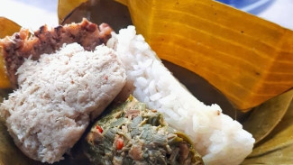Sego Gablok, Kuliner Khas Lereng Gunung Lawu yang Wajib Dicicipi, Perpaduan Nasi Gurih, Gadon, Botok, dan Bongko