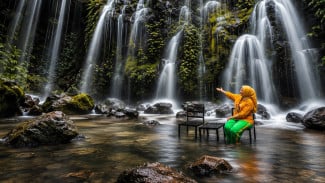Menelusuri Sumber Telu Lumajang, Jawa Timur, Air Terjun di Tengah Kebun Salak