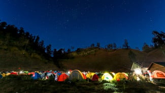GUNUNG SEMERU, 170 Pendaki Ranu Kumbolo Didampingi Turun, Keselamatan Jadi Prioritas Penanganan Karhutla