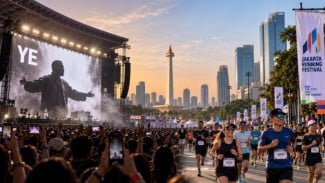Satu Akhir Pekan, Dua Panggung Raksasa: Konser Ye di GBK dan Jakarta Running Festival Ramaikan Ibu Kota