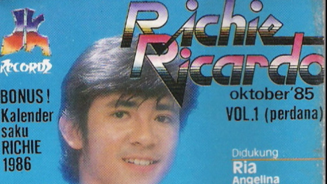 Richie Ricardo Rilis Album Perdana dengan JK Records Tahun 1985