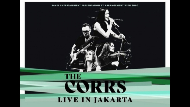 Grup musik The Corrs gelar konser di Jakarta.