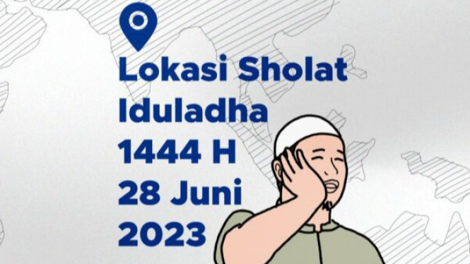 Lokasi Salat Iduladha, Rabu, 28 Juni 2023