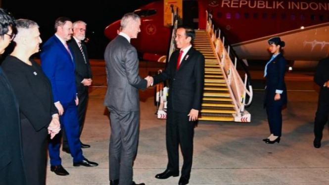 Presiden Jokowi Tiba di Australia