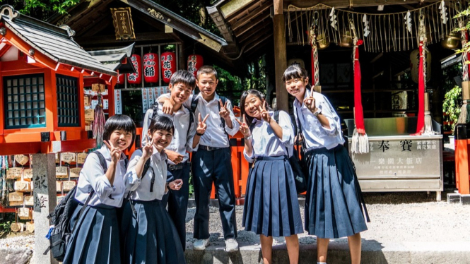Siswa Sekolah di Jepang