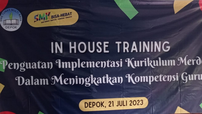SMK Tunas Multi Raya, Depok Menggelar In House Training (IHT)