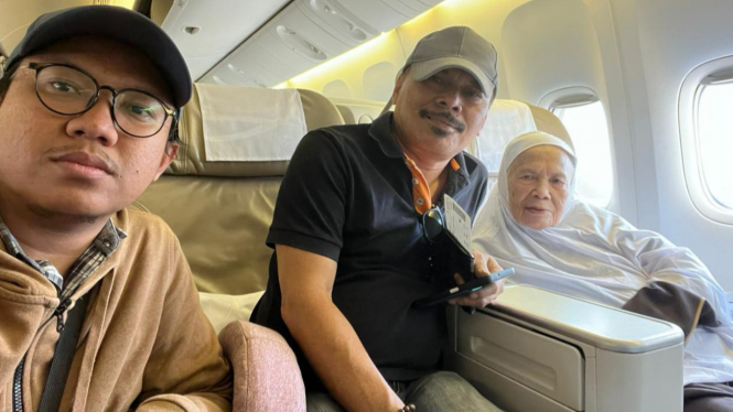 Atikah, Jemaah Haji Kloter JKS 53 Kembali ke Tanah Air Setelah Dirawat