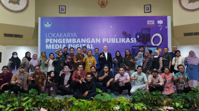 Peserta Lokakarya Pengembangan Media Digital Bersama Narasumber