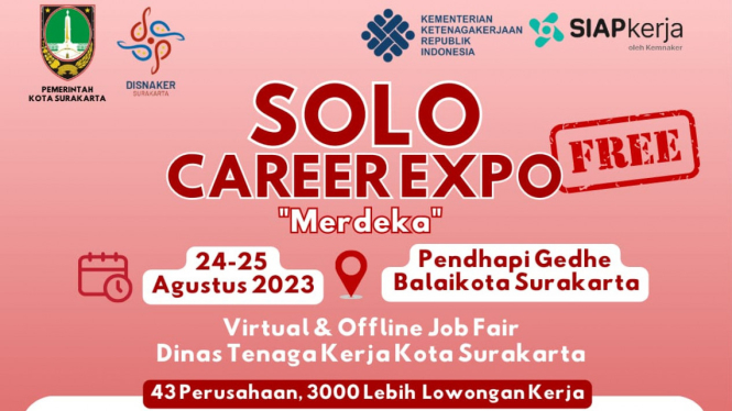 SOLO Career Expo, 24-25 Agustus 2023