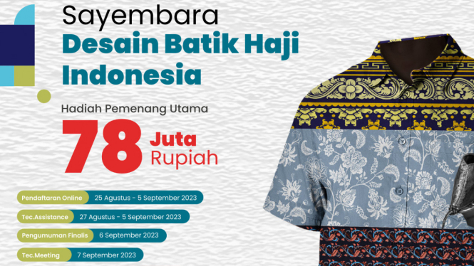 Sayembara Desain Batik Haji Indonesia untuk Haji Tahun 2024