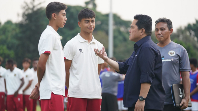 Erick Thohir Sambut Bintang Muda Sao Paulo di Tim U-17