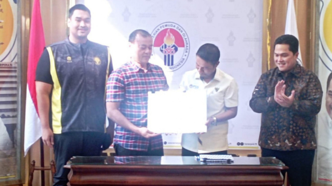 MoU Kemenpora dan PSSI Dukung Pelatnas dan Penyelenggaraan FIFA U-17