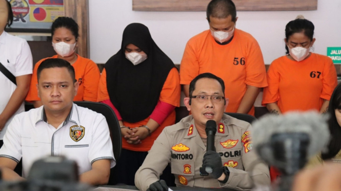 Polres Metro Jakarta Selatan Rilis Pengungkapan Pesta Seks atau Orgy