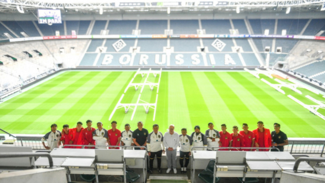 Tim U-17 Ikuti Rangkaian Stadium Tour di Borrusia-Park, Jerman