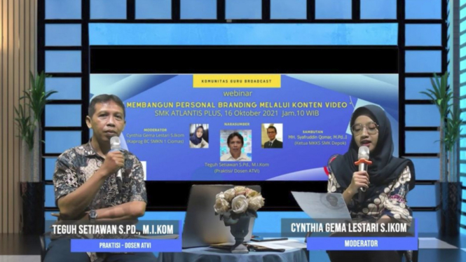 Komunitas Guru Broadcasting (KGB) Gelar Webinar "Personal Branding"