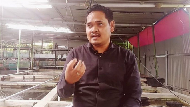 Pemilik CV Ikan Hias Kharin Jaya, Riau, Khairuddin