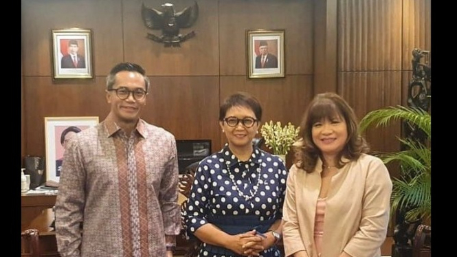 Anindya Bakrie - Retno Marsudi - Ahinta Widjaya Kamdani