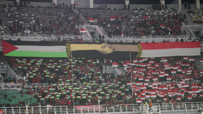 Dukungan Sepakbola Indonesia kepada Palestina