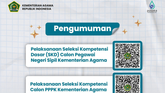 Seleksi Kompetensi Calon ASN Kemenag Dimulai Kamis, 9 November 2023