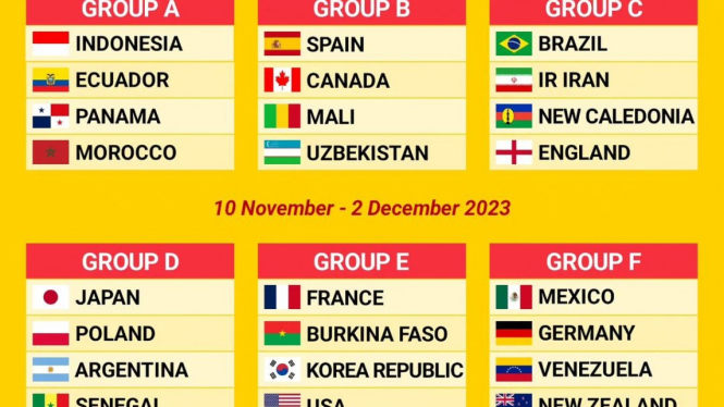 Official Draw