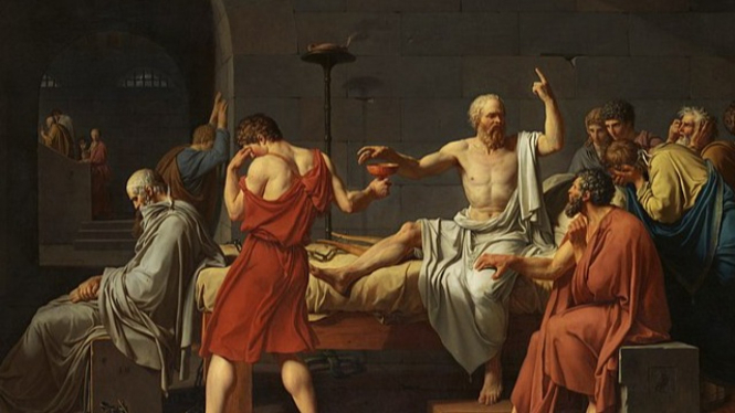 Lukisan The Death of Socrates