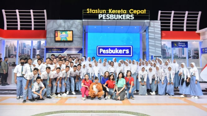 Kunjungan Industri SMK Veteran 1 Sukoharjo ke ANTV, Jakarta