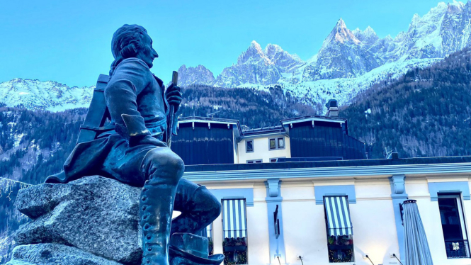 Salah Satu Sudut Menarik di Chamonix, Prancis