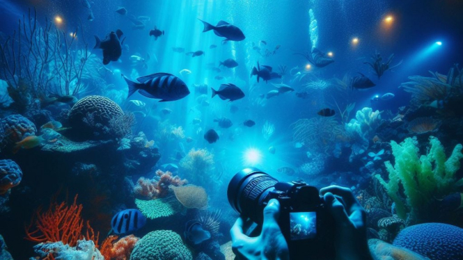 Ilustrasi Aquarium