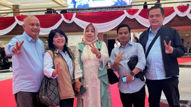 Yoyok dan Tim KOPITU Usai Ikut Pidato Kemenangan di Istora Senayan