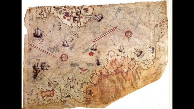 Peta Piri Reis 500 Tahun Lalu