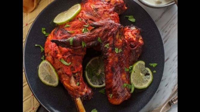 Tandoori Chicken Hidangan Khas India