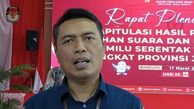 Ketua Divisi Teknis Penyelenggaraan KPU Jabar, Adie Saputro