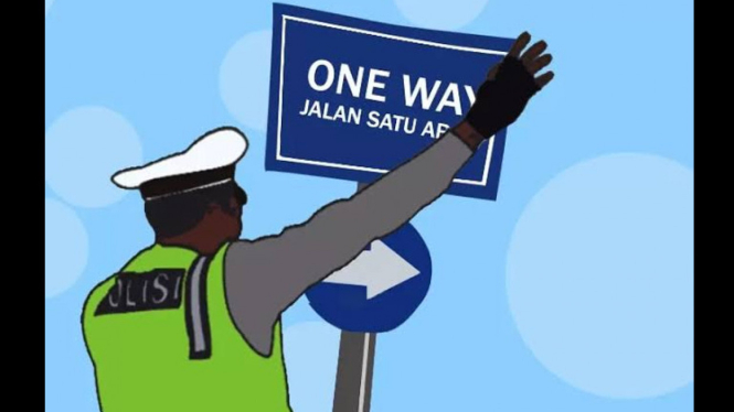 Ilustrasi: Penerapan Sistem One Way Masa Lebaran 2024