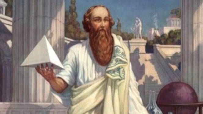 Pythagoras dalam Lukisan