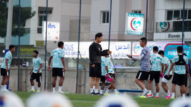 Timnas U-23 Jalan Latihan Perdana di Dubai, UEA