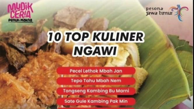 Top Kuliner Ngawi, Jawa Timur