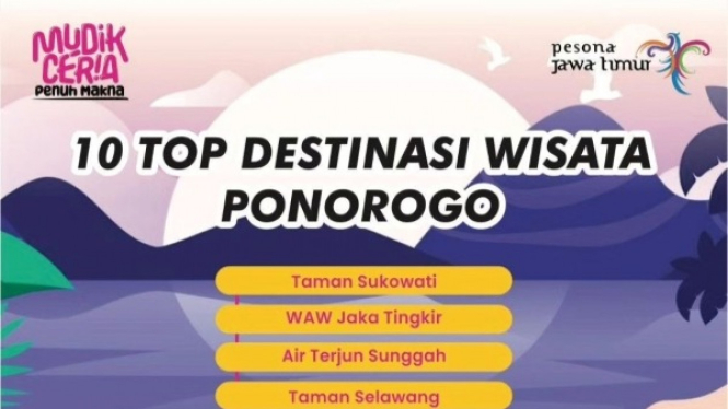 Top Destinasi Wisata Ponorogo