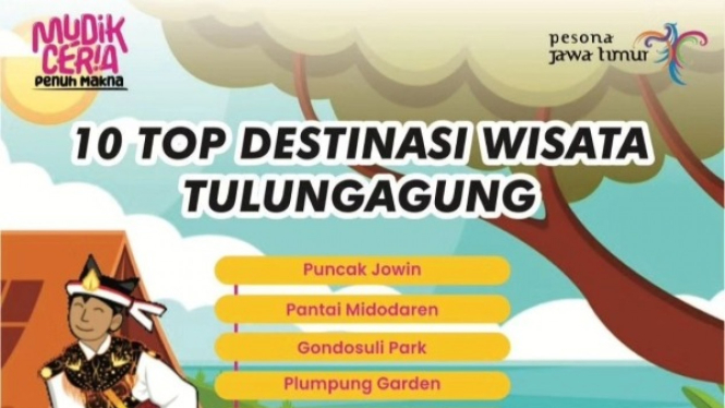 Top Destinasi Wisata Tulungagung