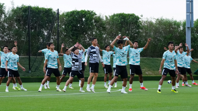 Timnas U-23 Jalani Latihan