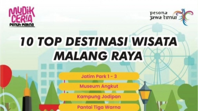 Top Destinasi Wisata Malang Raya