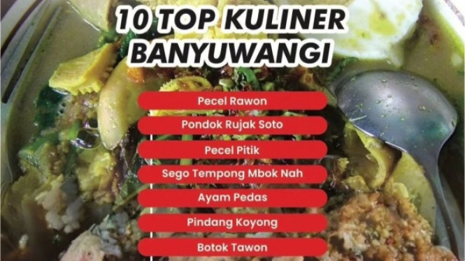 Top Kuliner Banyuwangi Jawa Timur